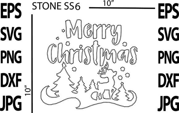 Download Rhinestone Christmas Template Design. - Christmas template Collection