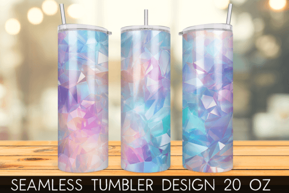 Download Holographic Crystal Tumbler Sublimation - Crystal Collection