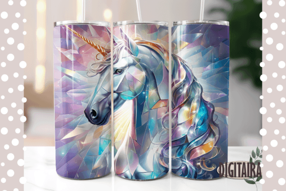 Download Crystal Majestic Horse Tumbler PNG - Crystal Collection